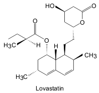 Structure of Lovastatin